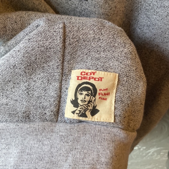 Grey Heather Women’s Size M sweatshirt with “Dance Records” print in black. - Picture 5 of 6